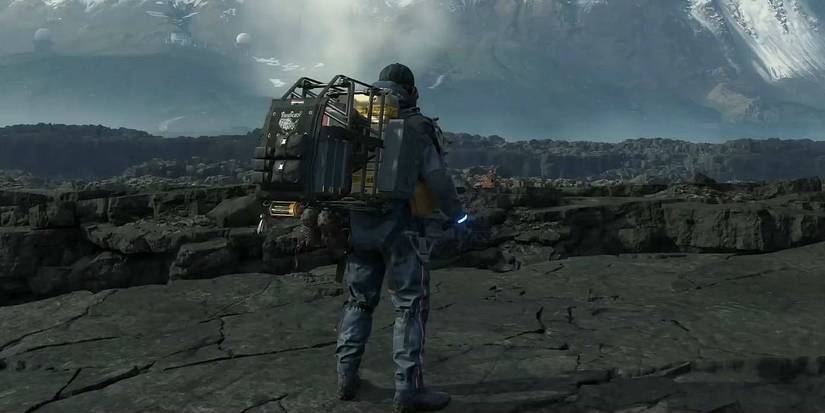 death stranding sam porter ingame mountain side