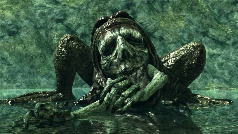 Demon of Song Boss from Dark Souls 2 Scholar of the First Sin Shrine of Amana Boss