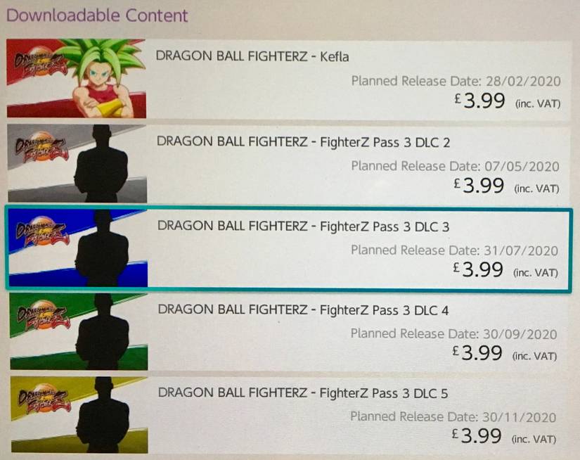 db fighterz roster season 3