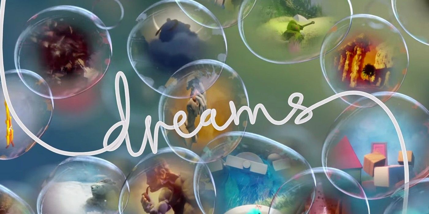 dreams ps4 logo bubbles