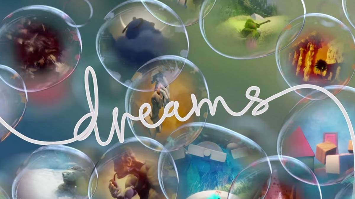 dreams ps4 logo bubbles