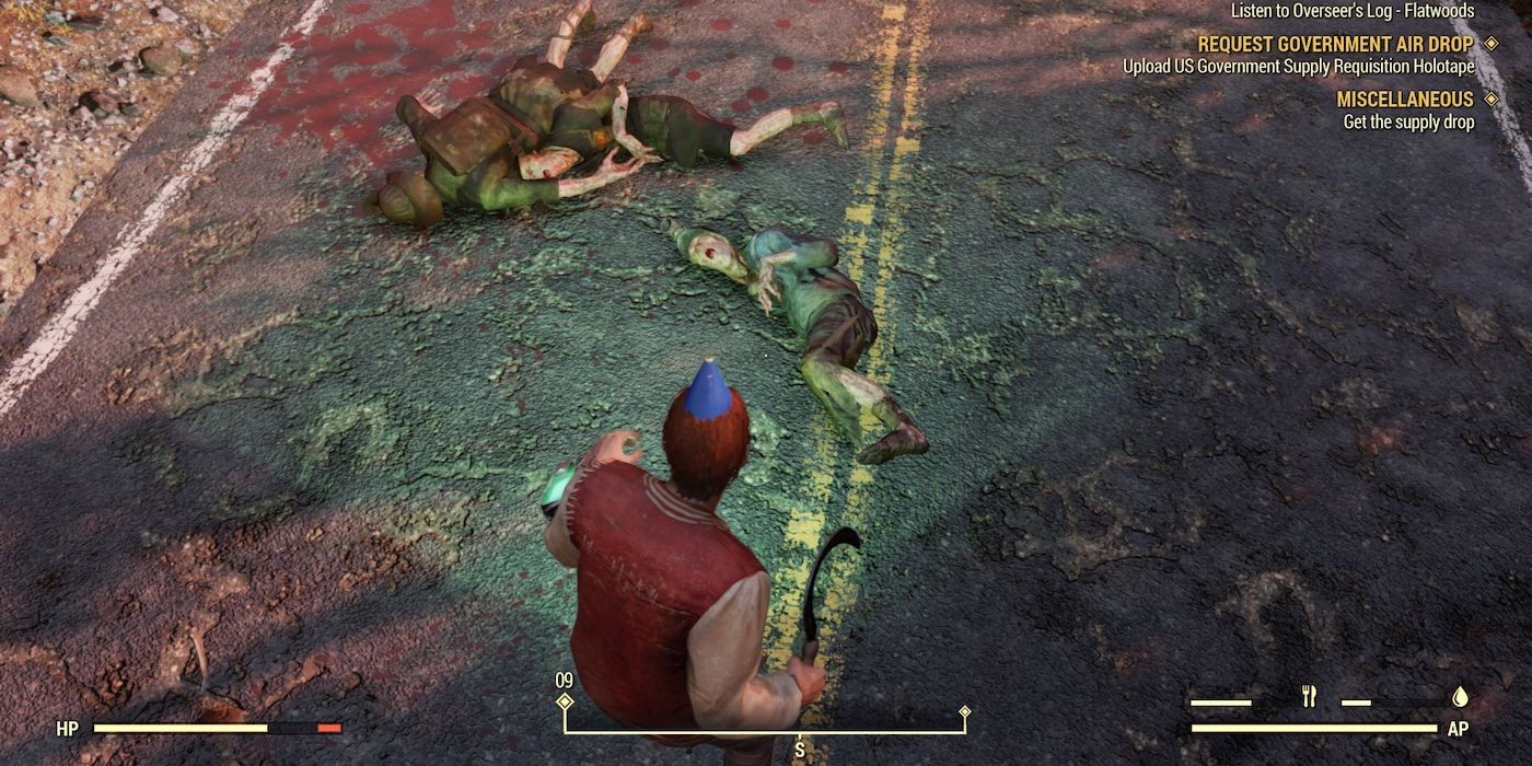 fallout 76 enemy stuck in the ground