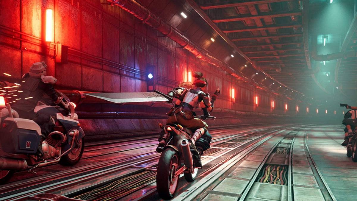 final fantasy 7 bike