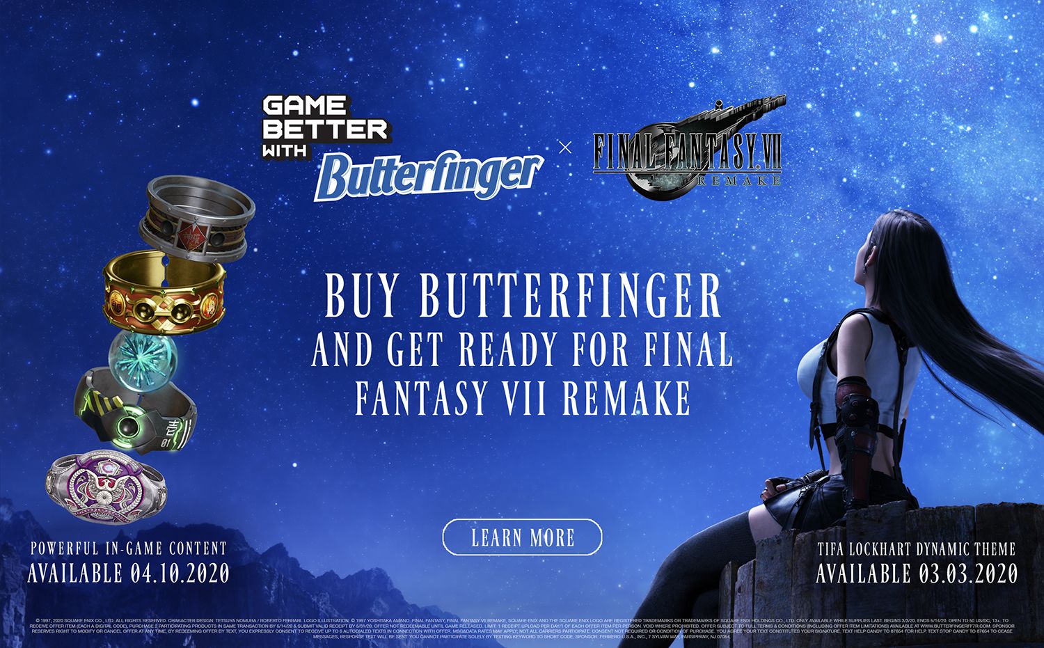 final fantasy 7 remake butterfinger event items