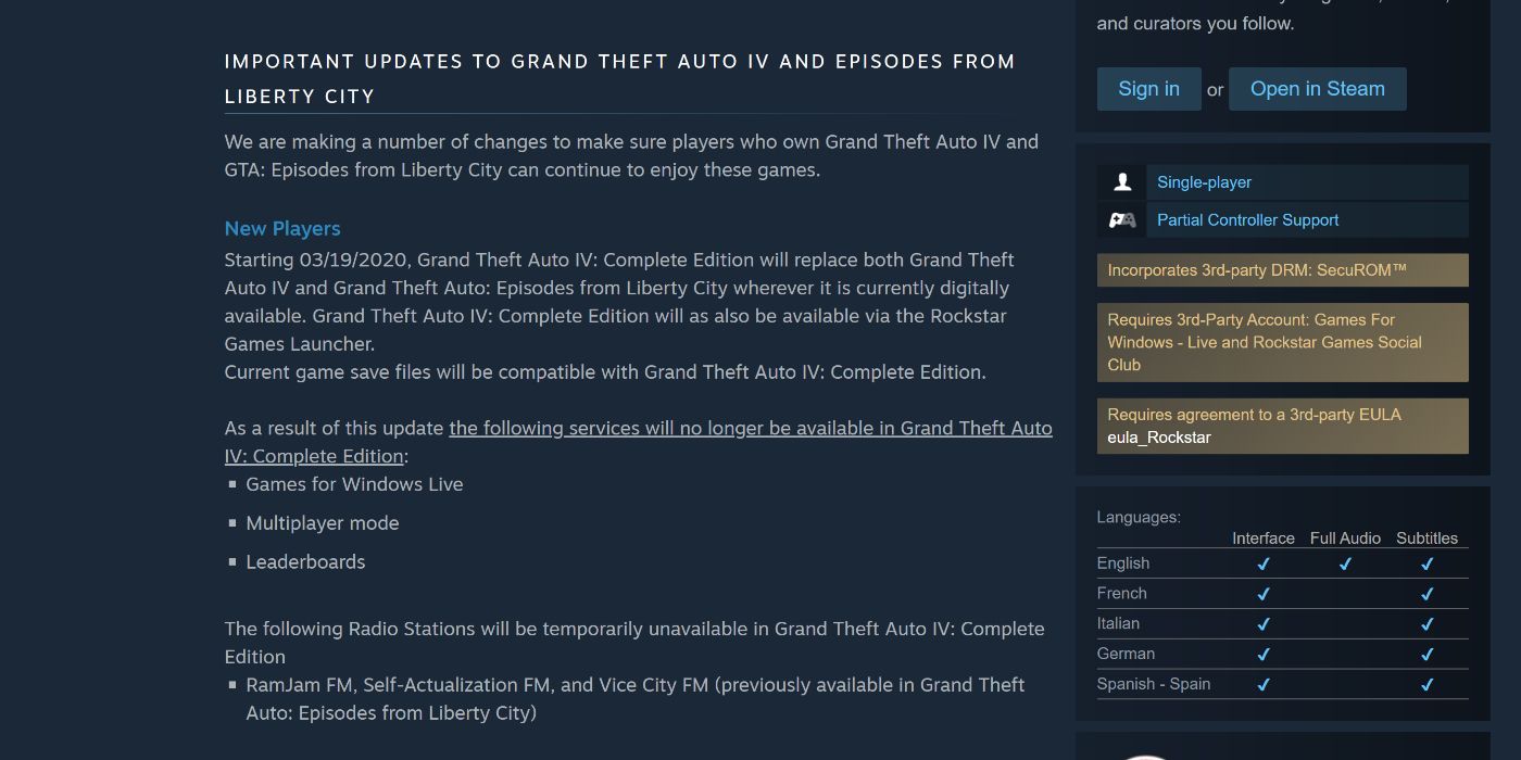 Grand Theft Auto IV: Complete Edition on Steam