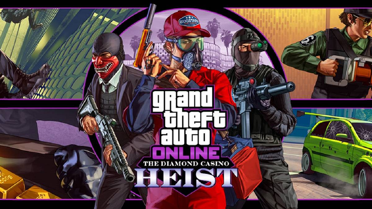 gta online diamond heist box art