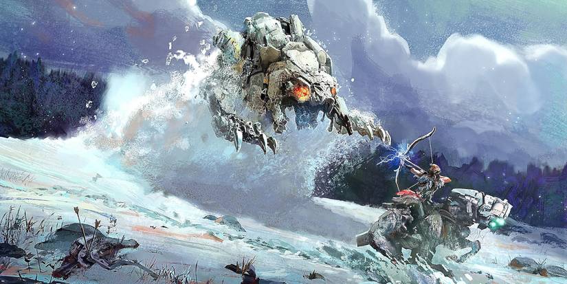 horizon zero dawn snow concept art