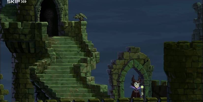 maleficent talking to the darkness