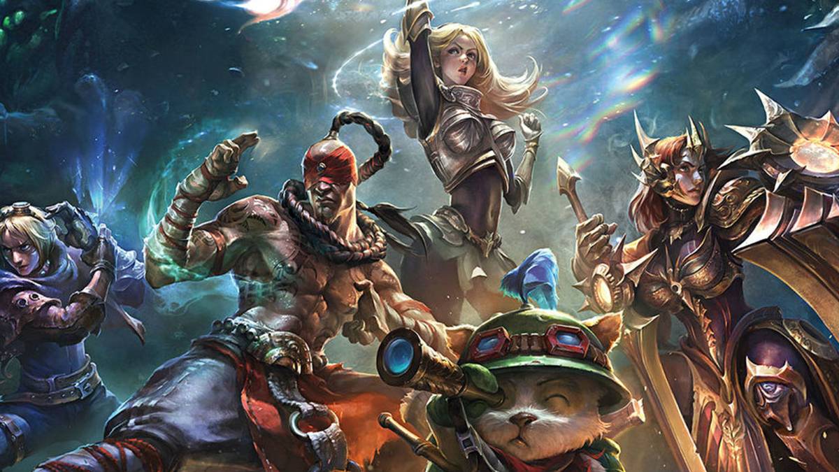 official banner art, riot, league of legends, heroes