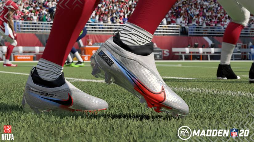madden nfl 20 cosmetic nike shoes promo art