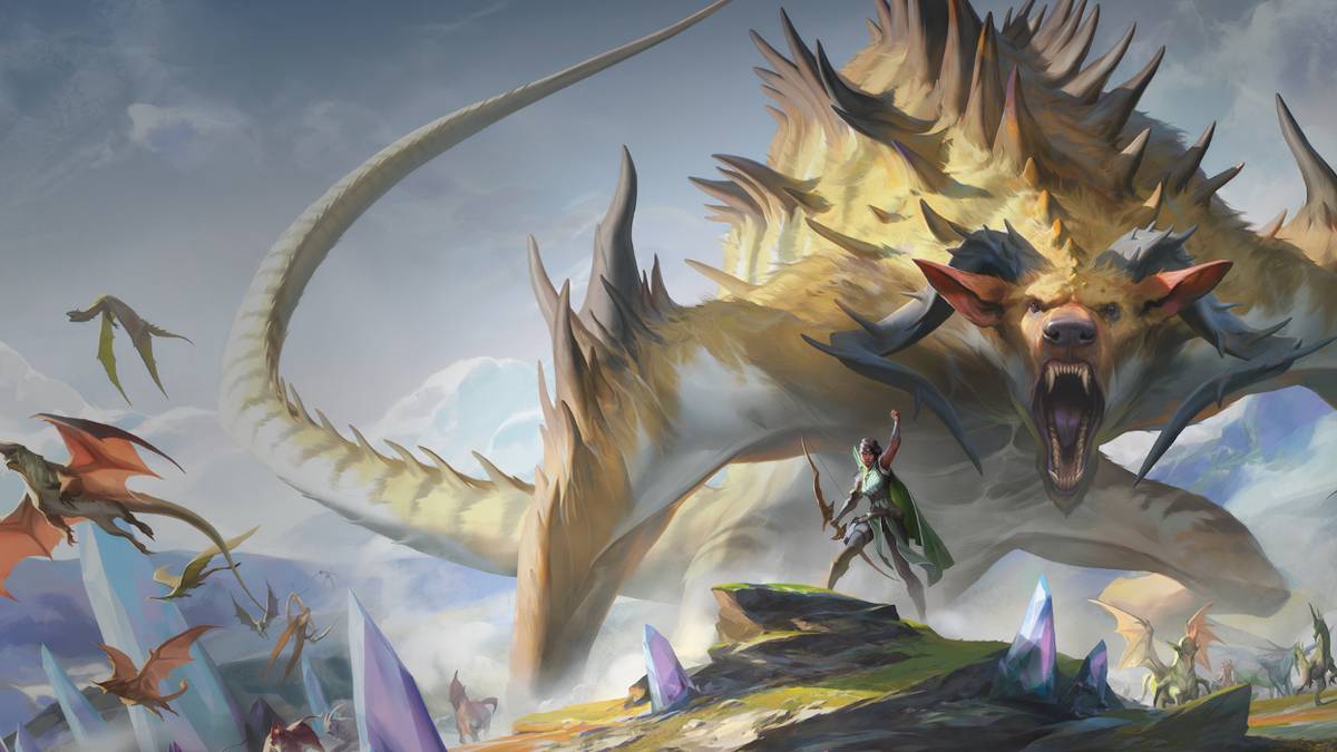 mtg ikoria lair of behemoths box art