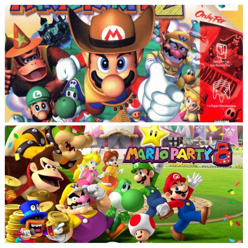 Mario Party 2 through 8