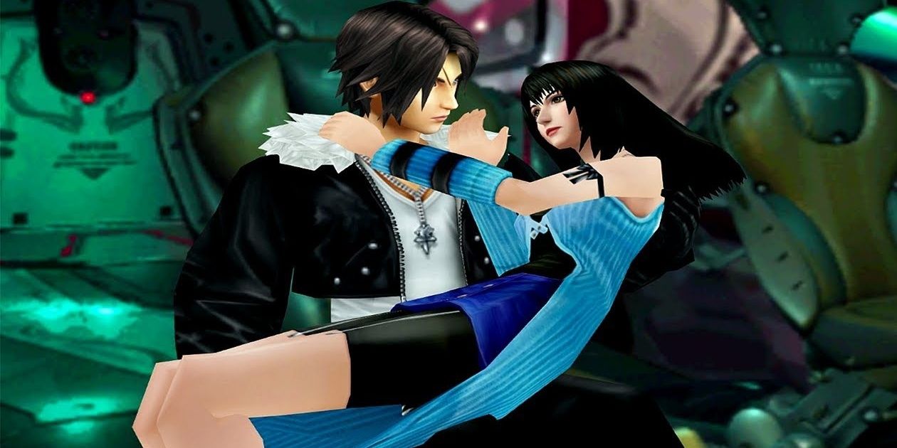 Rinoa and Squall in Final Fantasy VIII