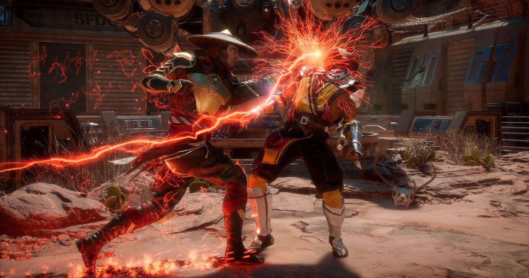 mortal kombat 11 raiden and scorpion