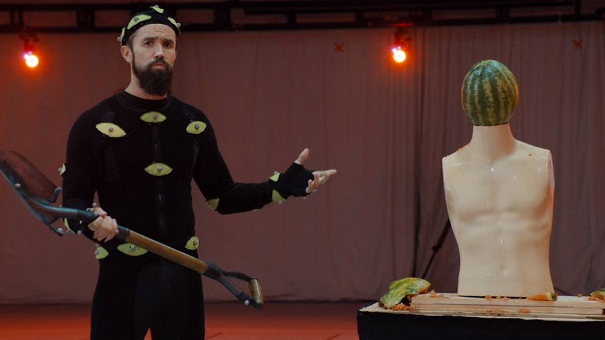 mythic quest ian grimm watermelon shovel