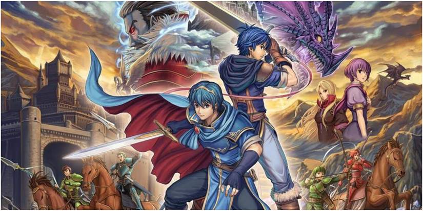 fire emblem new mystery of the emblem box art