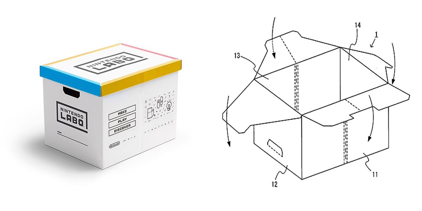 Nintendo labo box and patent