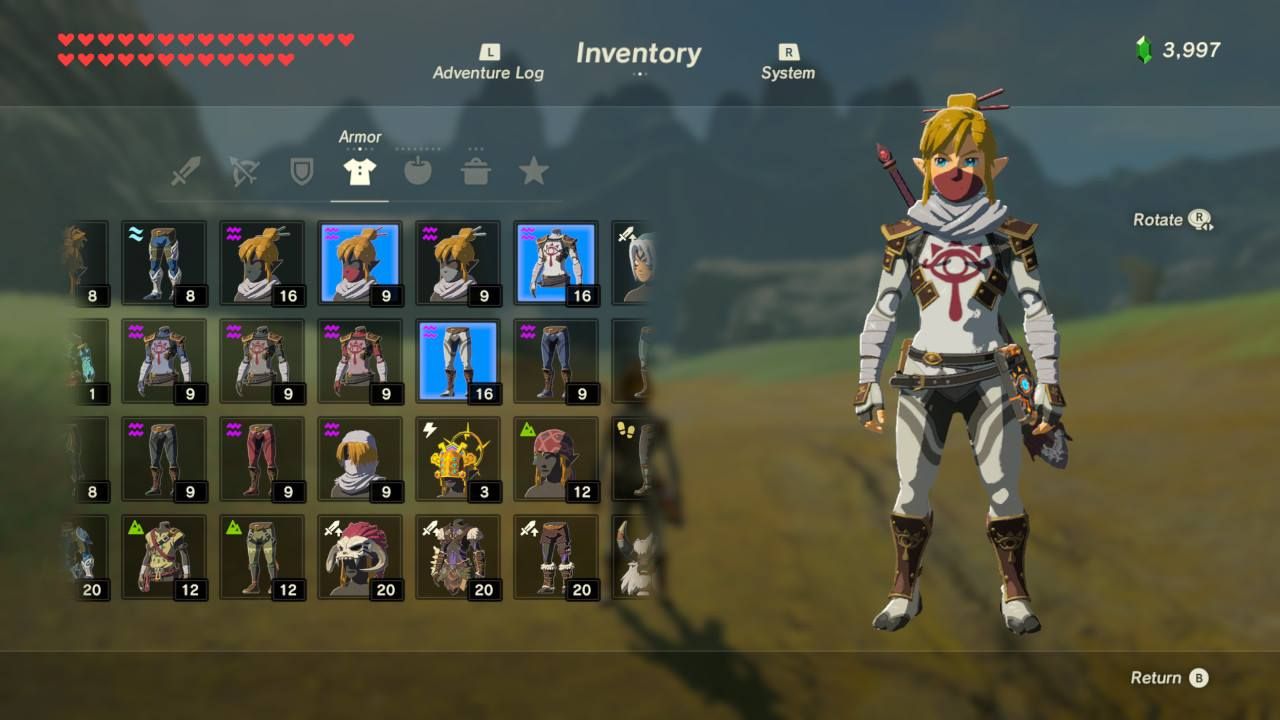 Best Armor BOTW