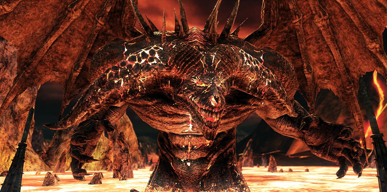 Old Iron King Boss from Dark Souls 2 Scholar of the First Sin