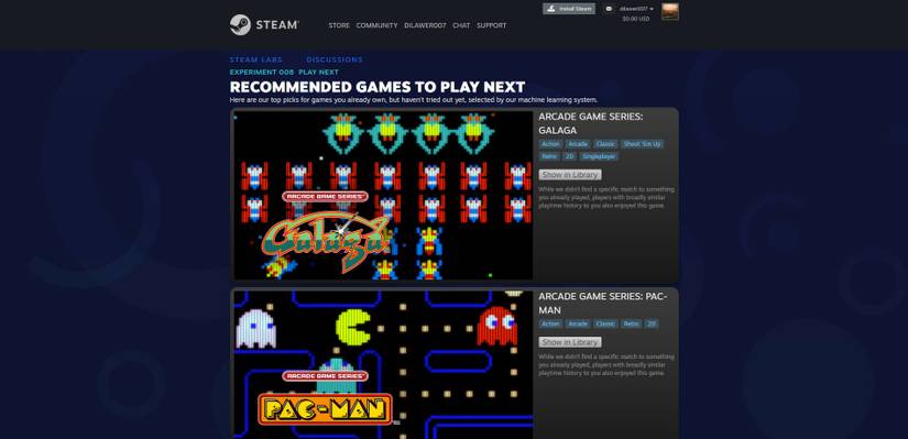 Steam's Play Next Feature