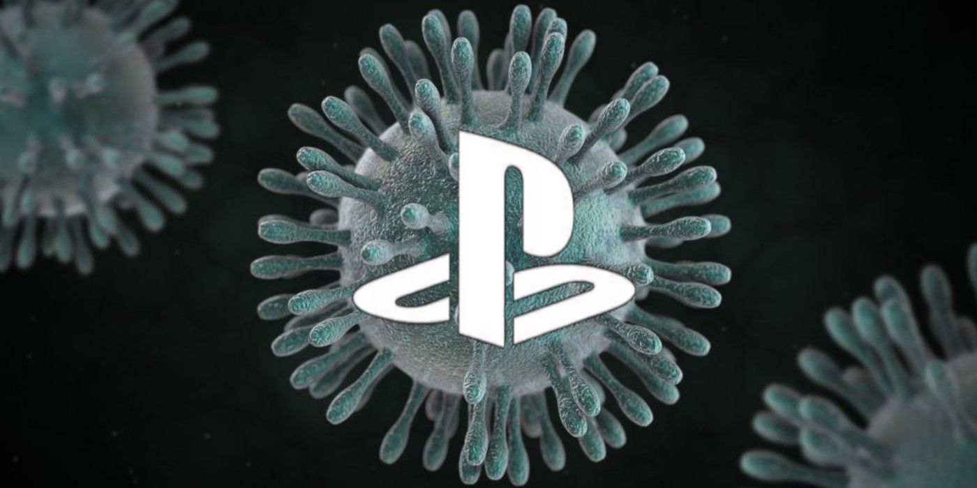 playstation logo coronavirus