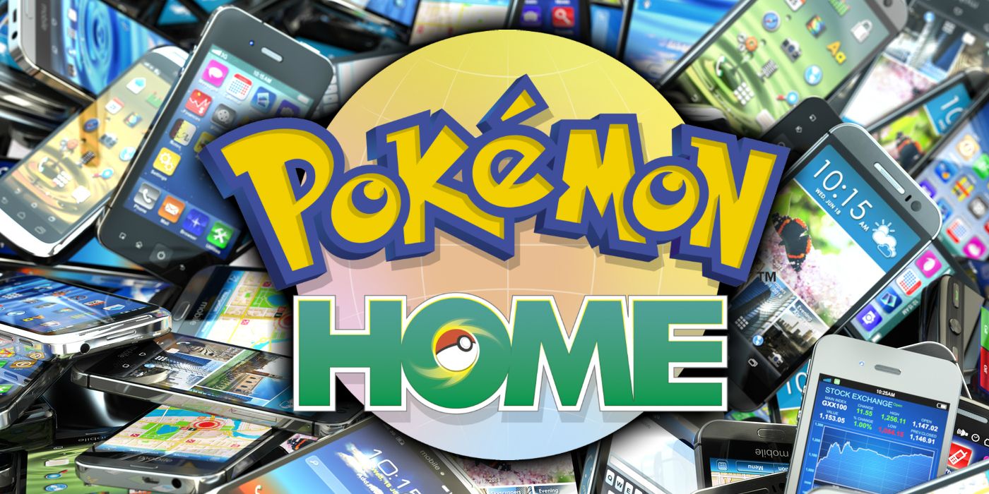 pokemon home logo phone pile