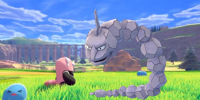Pokemon Onix in Wild area