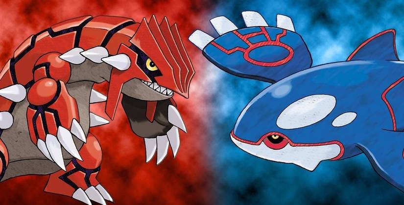 Ruby and Sapphire legendary pokemon.