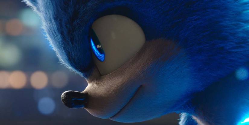 sonic the hedgehog looks forward