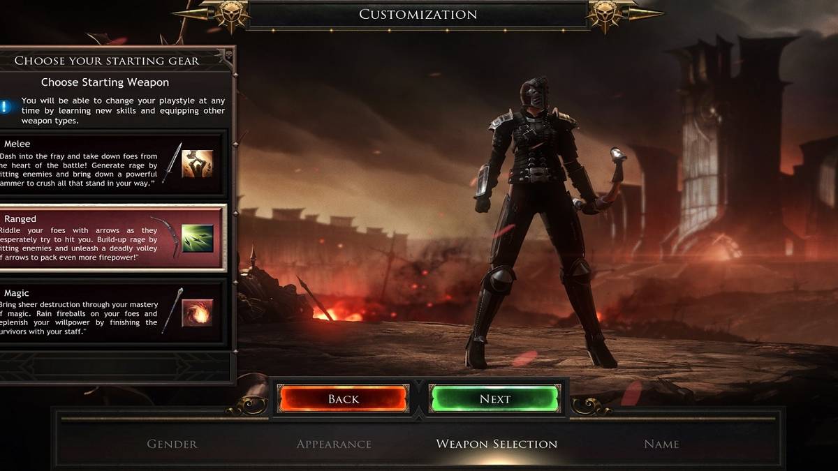 wolcen character creation