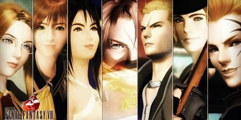 The Final Fantasy VIII party