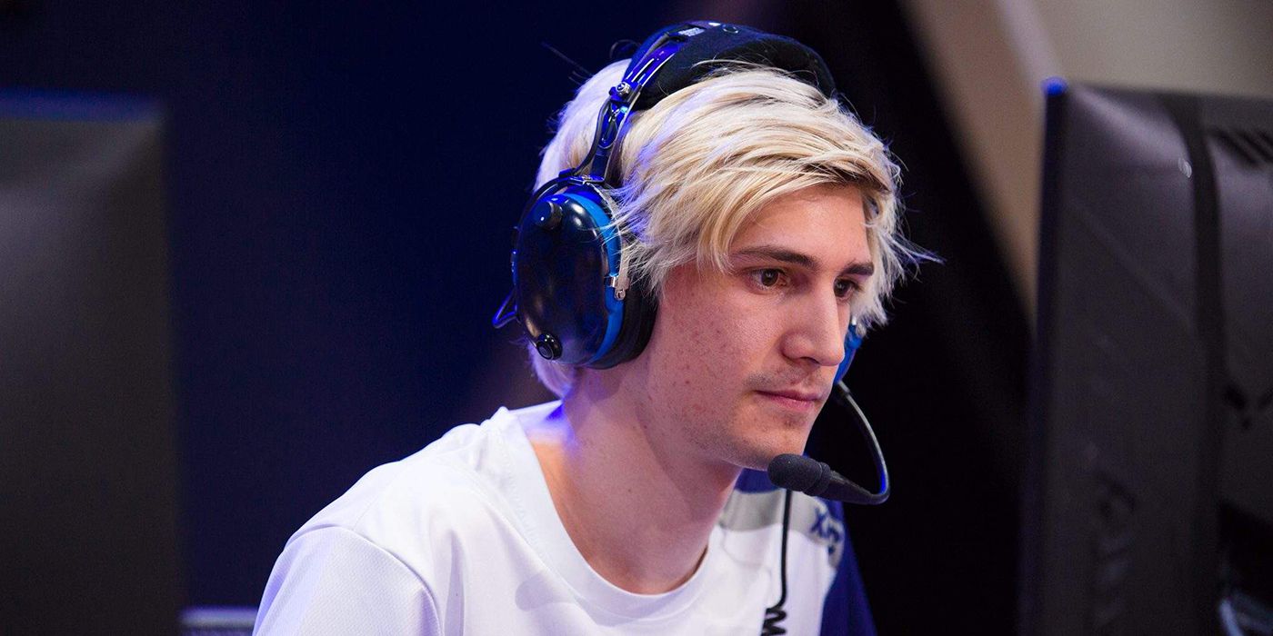 Streamer xQc at Overwatch tournament