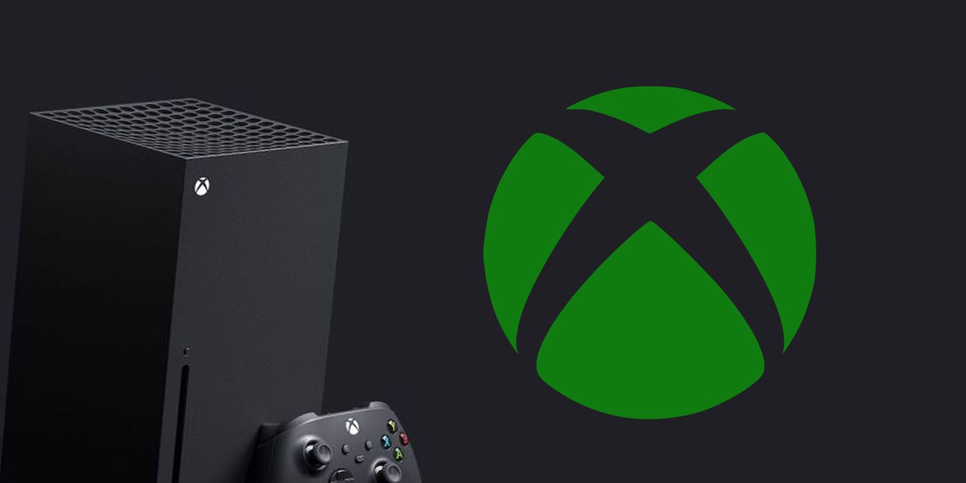 Xbox Series X next to Xbox Logo