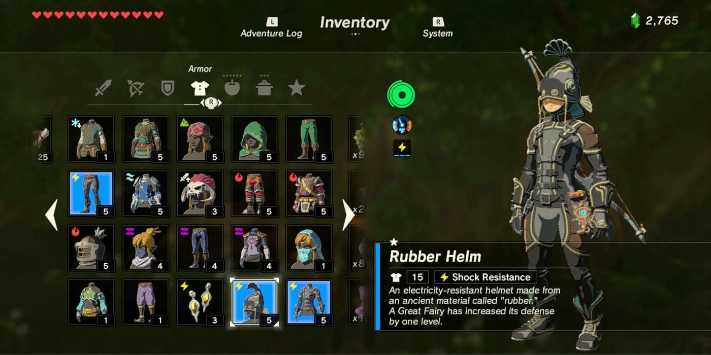 Rubber Armor Zelda BOTW