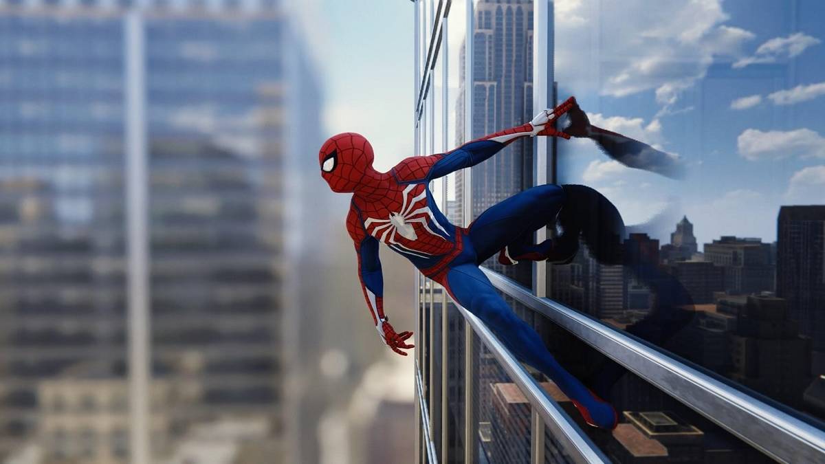 kid playing spider-man ps4