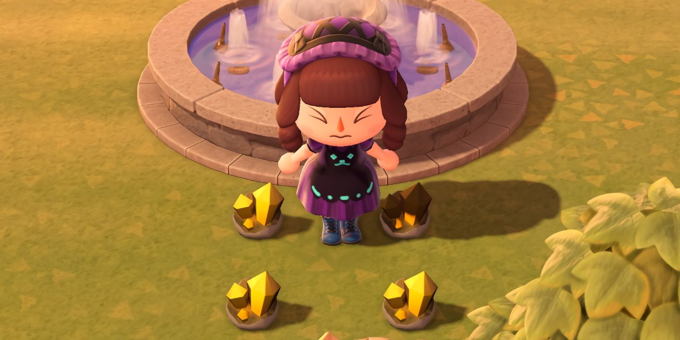 Animal Crossing New Horizons Gold Nugget Fountain