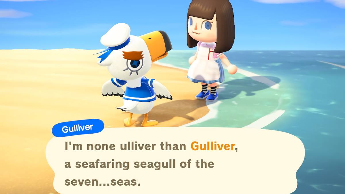 Animal Crossing New Horizons Gulliver Villager