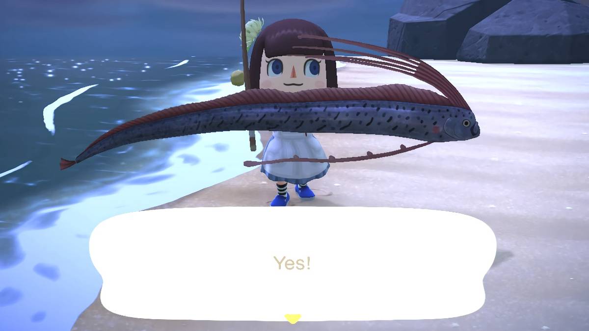 Animal Crossing Oarfish