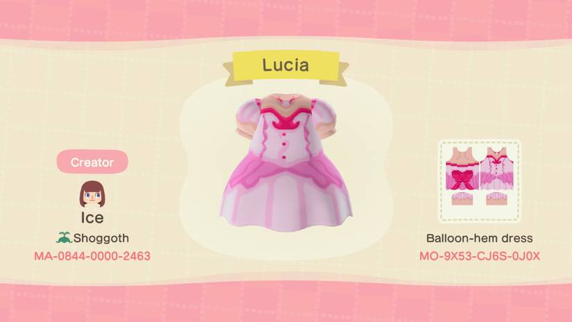 acnh pro design dress ACNH Pro Design Editor: All Tops/Dresses/Hats with Drawing Guide (credit: www.acislove.com) (feature: Dorothy Dress from Wizard of Oz) : r/ACQR