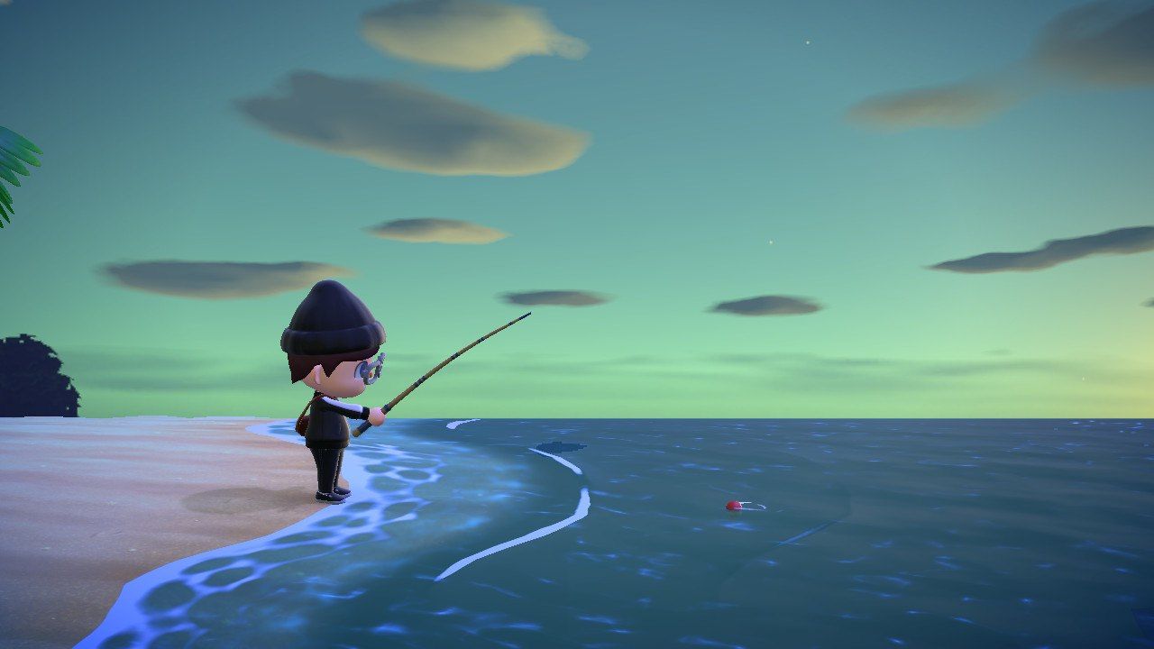 animal crossing new horizons sea fishing