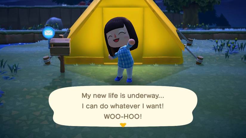 Animal Crossing New Horizons Player Tent