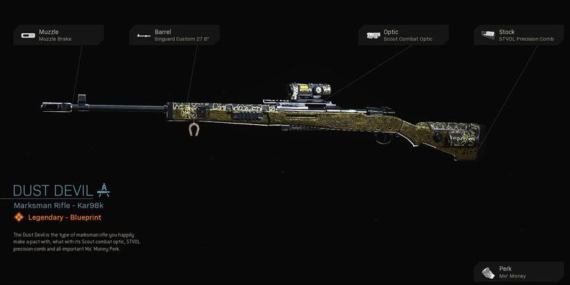 Call Of Duty Warzone Kar98k Black Background