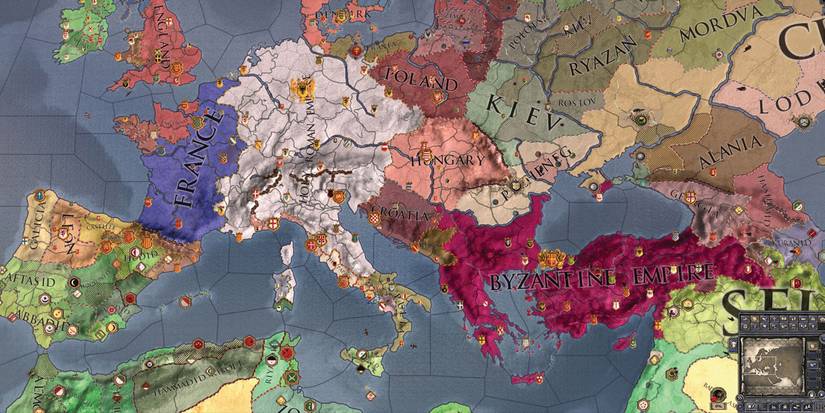 Crusader Kings 2 mediterranean map