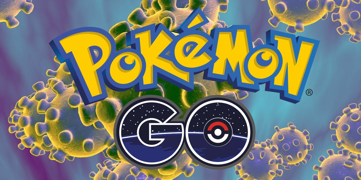 Pokemon Go Logo in front of Cornoavirus