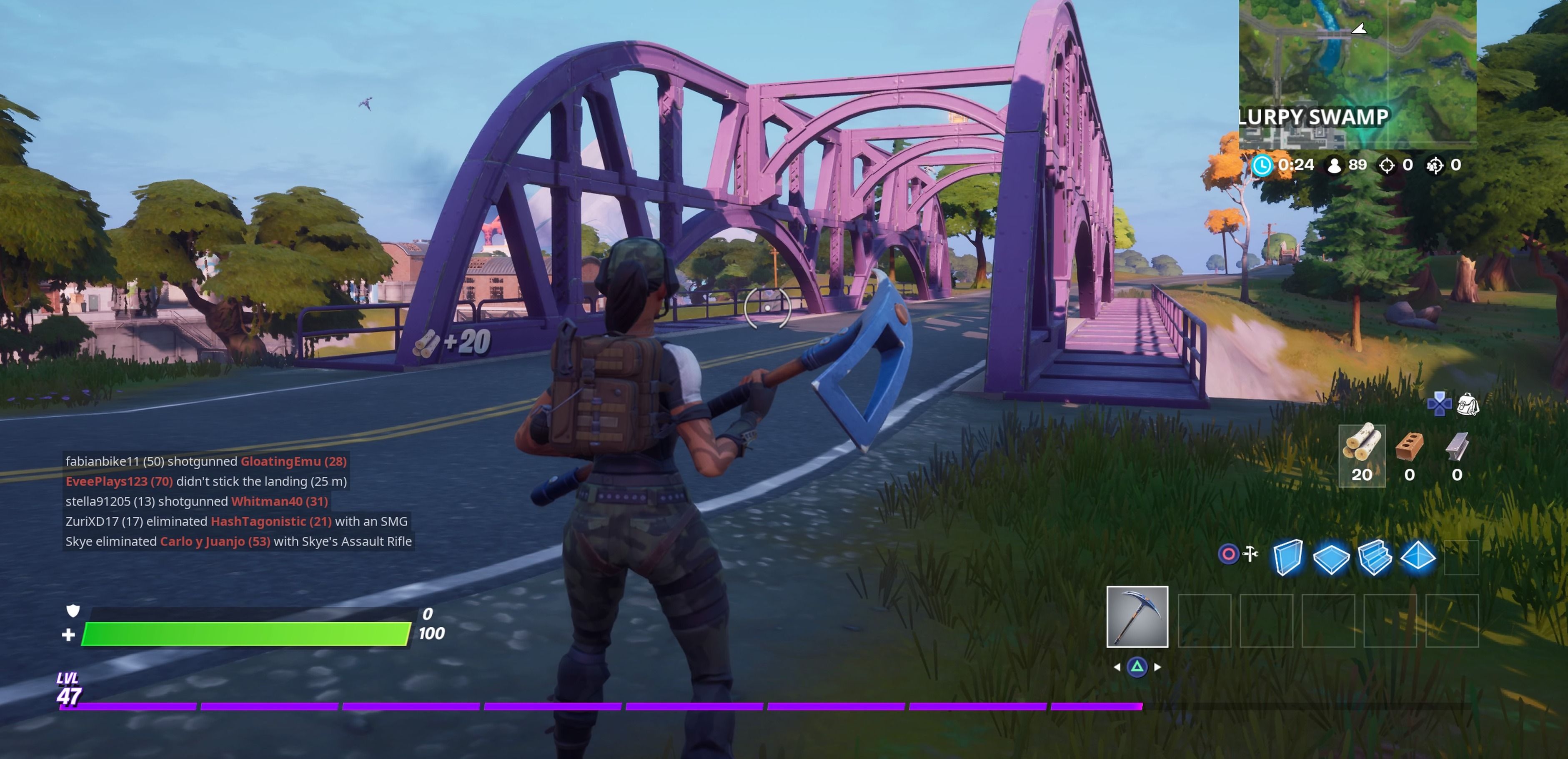 Fortnie Where to Find Purple Bridge