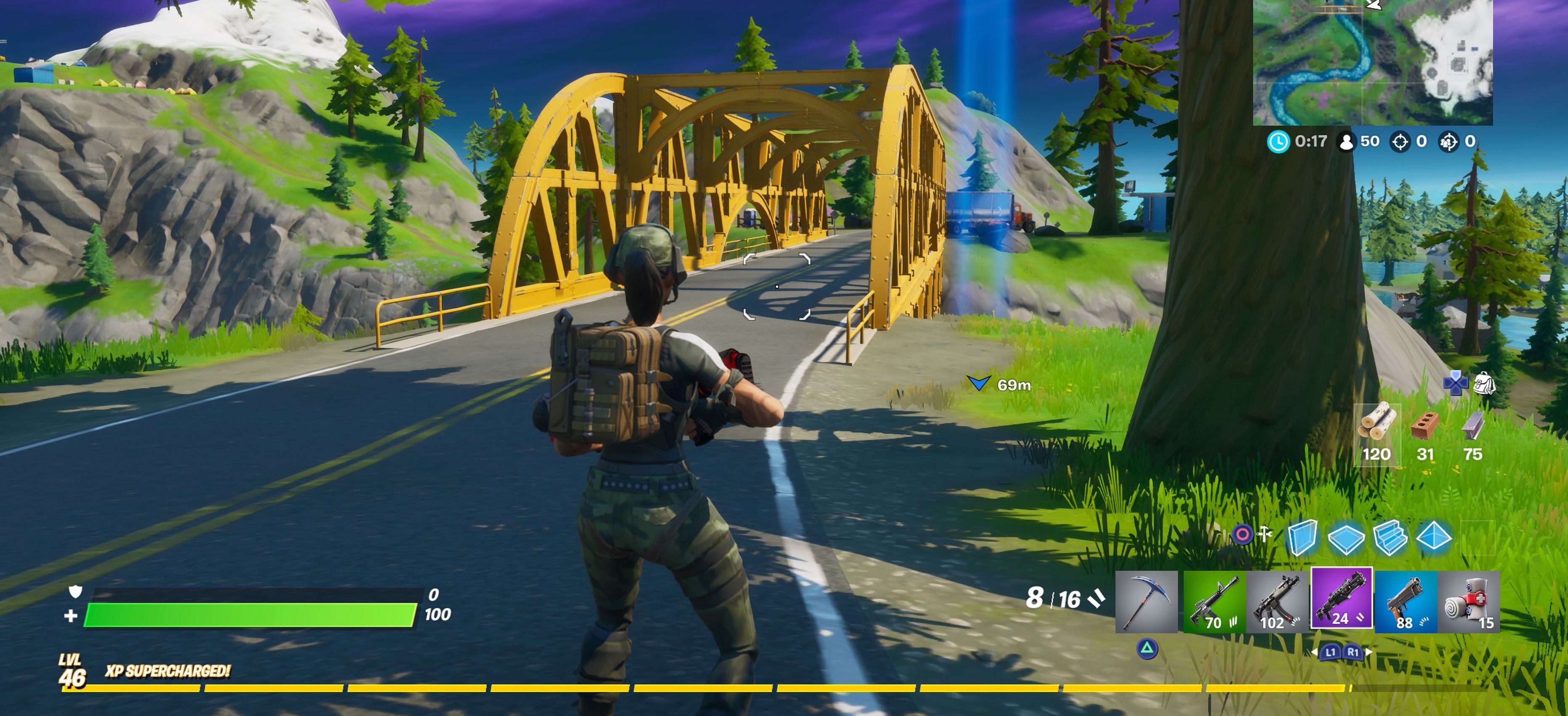 Fortnit Where to Find Yellow Bridge
