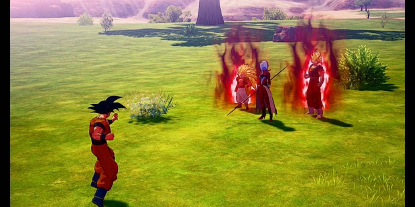 Dragon Ball Z: Kakarot Secret Boss Fight Goku Vs. Vegito and Gotenks Towa