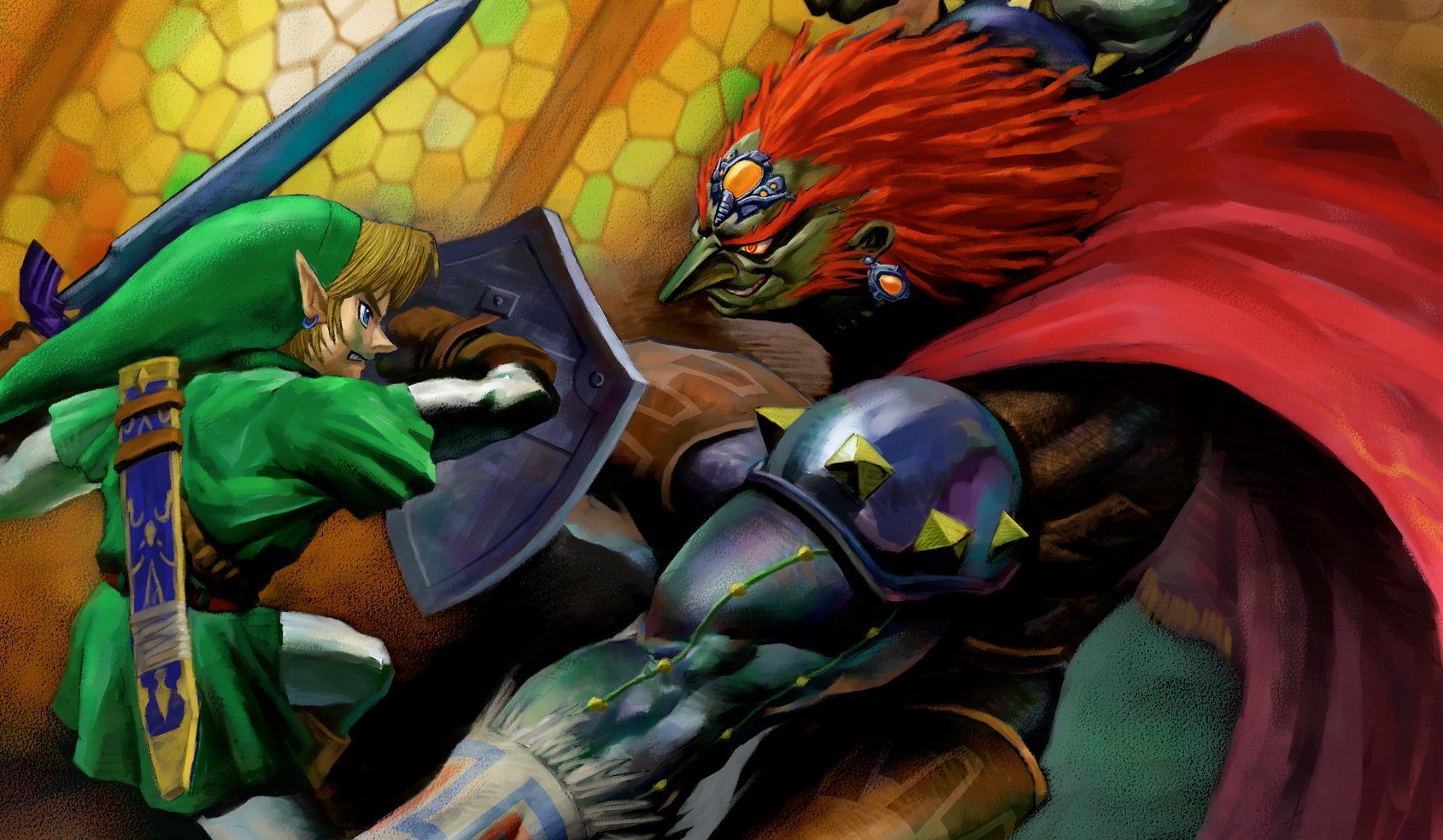 Legend of Zelda Ocarina of Time Link Ganon