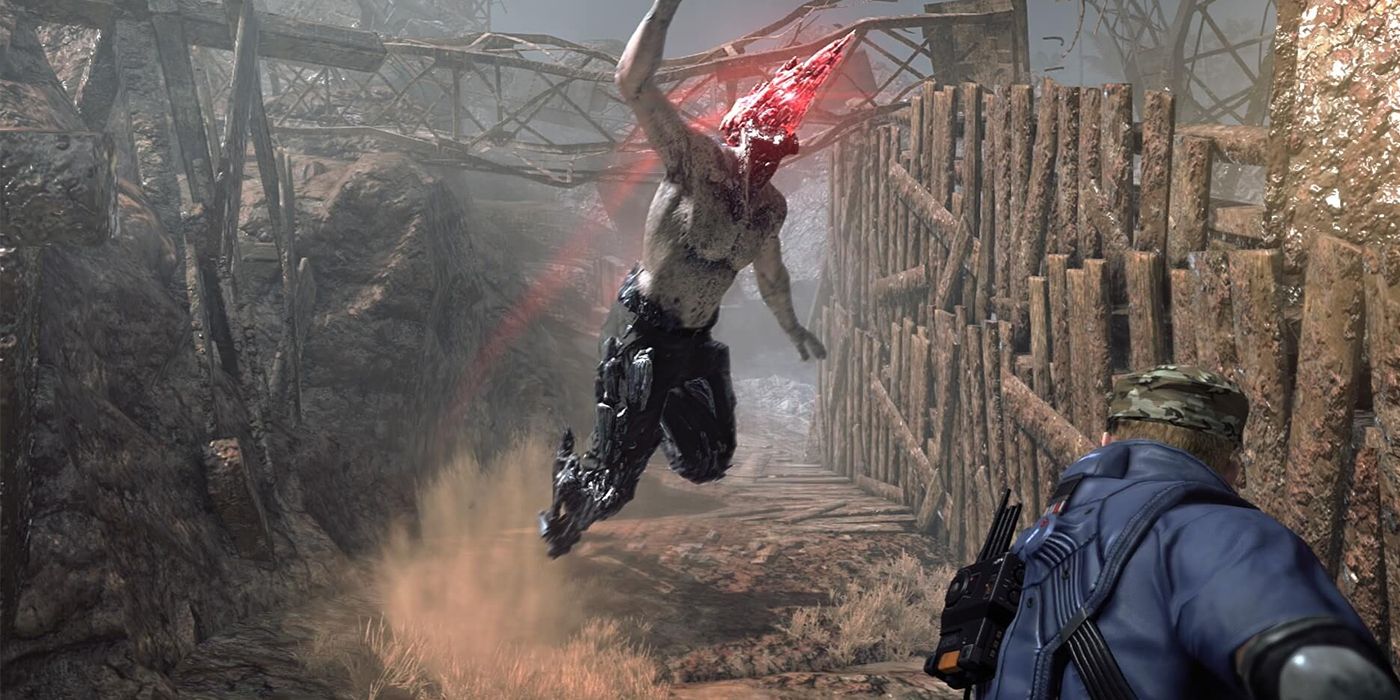zombie jumping at player metal gear survive