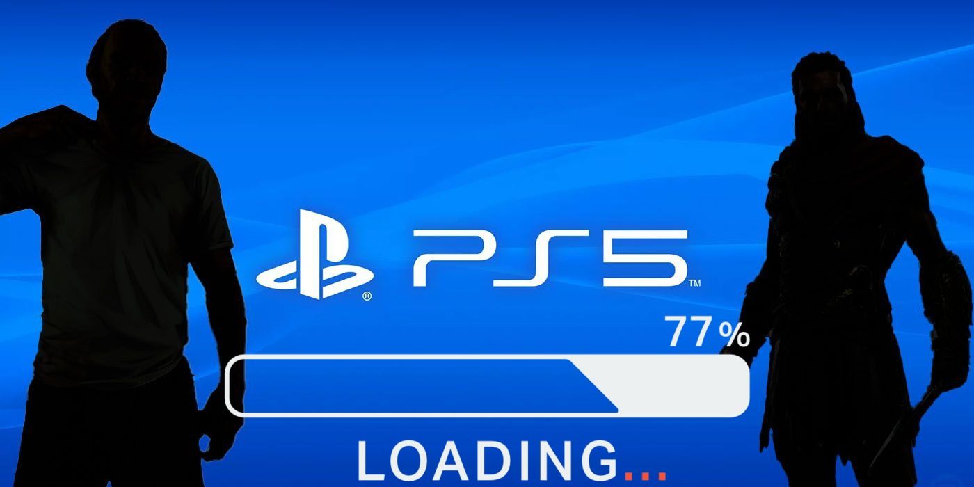 PS5 with loading bar